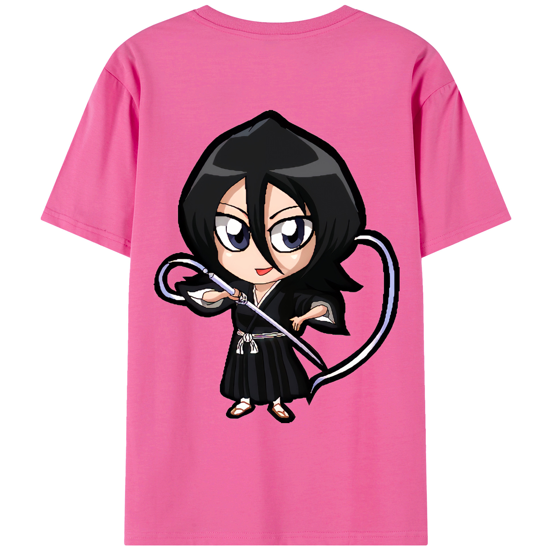 （画像用） ブリーチ 朽木ルキア BLEACH Kuchiki Rukia レディース半袖Tシャツ(バックプリント)